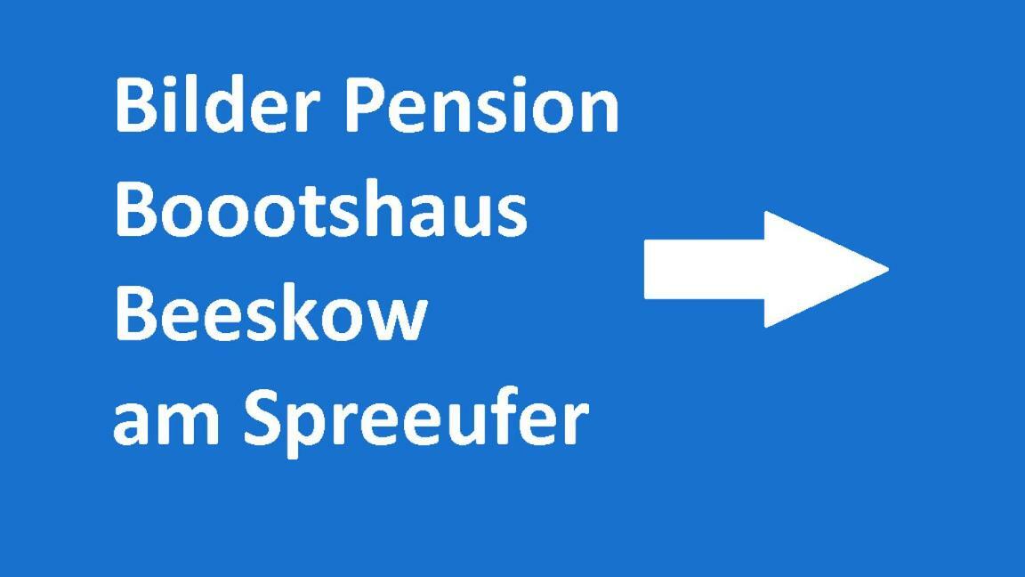 מלון ביסקאו Boootshaus - Am Spreeufer מראה חיצוני תמונה